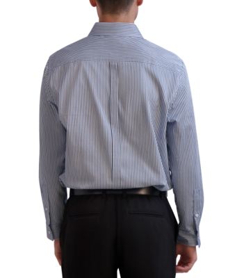 Men's Slim-Fit Stripe Dress Shirt