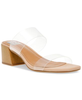 DV Dolce Vita - Women's Shyla Two-Band Block-Heel Slide Sandals