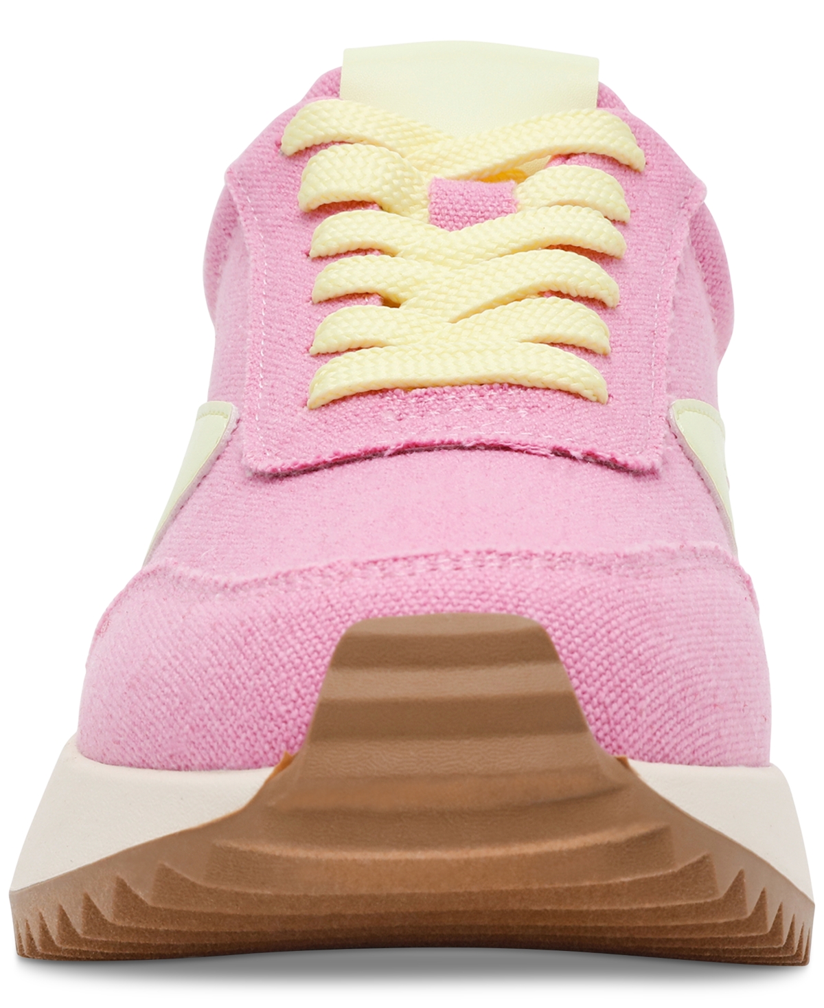 Dv Dolce Vita Women's Bynx Lace-up Jogger Sneakers In Hot Pink Multi