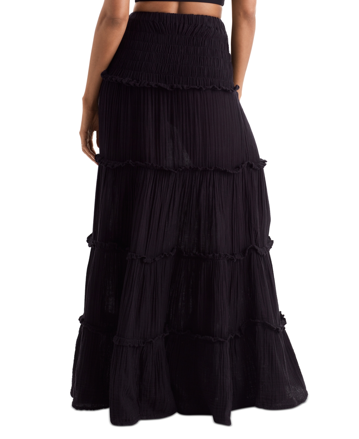 Shop Mimi Flamingo Women's Reef Convertible Skirt In Black