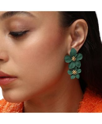 Women's Flower Drop Earrings