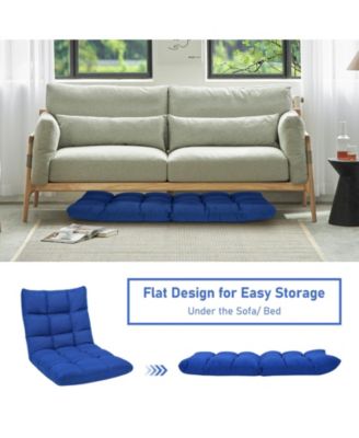 14-Position Adjustable Folding Lazy Gaming Sofa