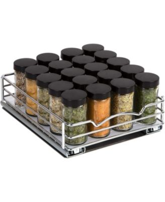 Pull Out Cabinet Organizer for Spices, Cans 8.5 x 10.5 In