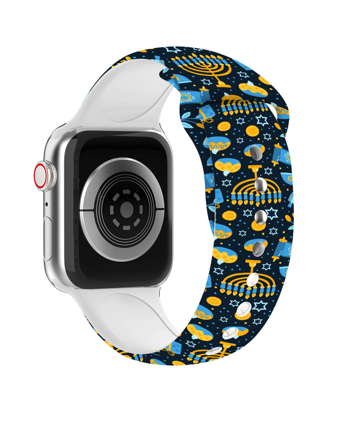 Waloo Hanukkah Inspired Silicone Band For Apple Watch