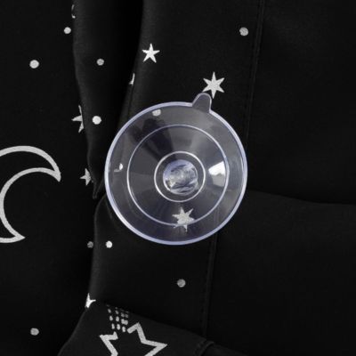 Lights Out Stars Starry Night Portable Travel 100% Blackout Rod Pocket Curtain Panel