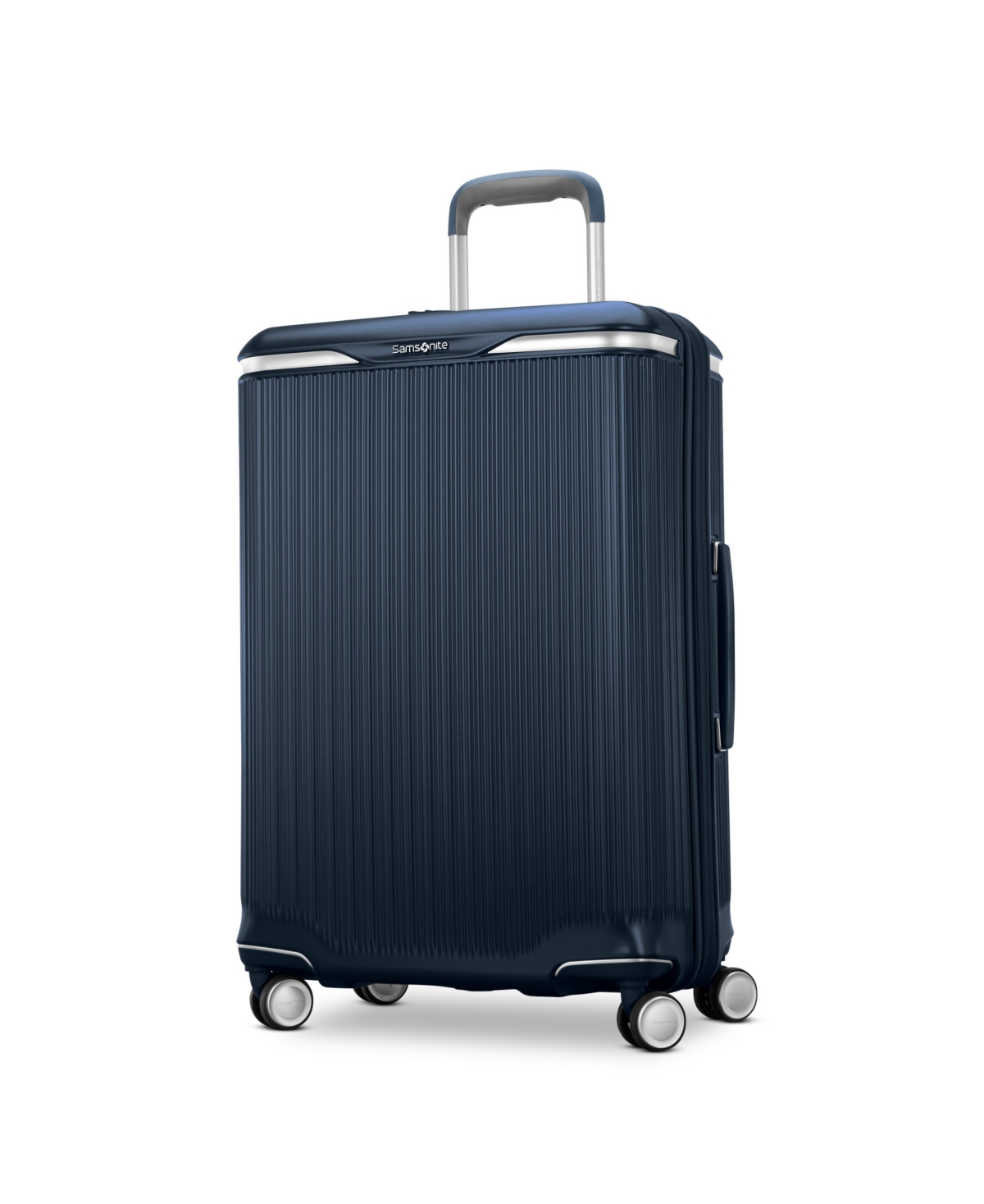 Samsonite Silhouette 18 25" Medium Expandable Hardside Spinner In Deep Navy