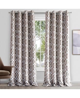 Trellis Blackout Window Panel 54" W x 84" L