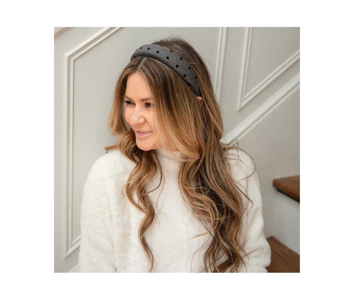 Женские аксессуары для волос Headbands of Hope Classic Padded Headband - Polka Dots — фото 7