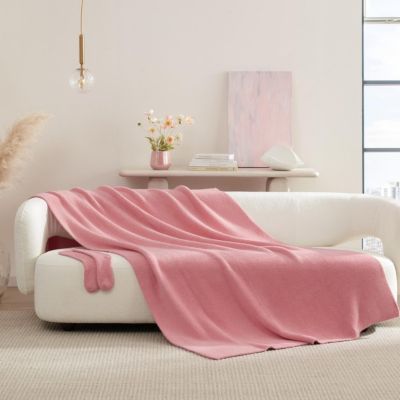 Cozy Potato - Blanket with Socks - Beauty Pink