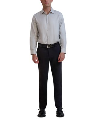 Men's Slim-Fit Textured Dobby Dress Shirt