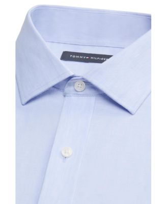 Mens Regular Fit Linen Dress Shirt