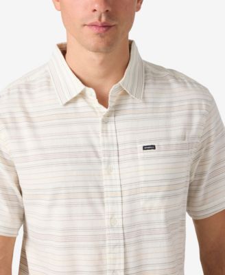 Men's Seafaring Stripe Short Sleeve Stretch Shirt