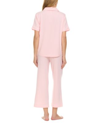 Women's Annie Notch Top and Capri Pajama 2-Piece Set