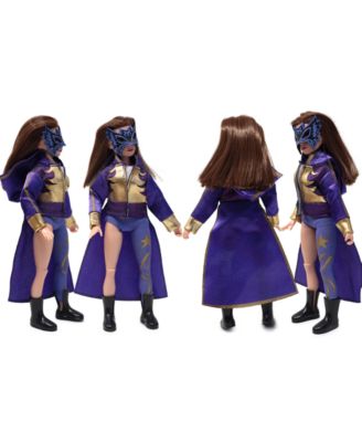 Lady Maravilla. 6" Doll. A  brand new line of Action Dolls! Each character explores a fascinating career option, with articulation meant to bring the dolls into a variety of poses, all with soft goods and rooted hair for fun styling!