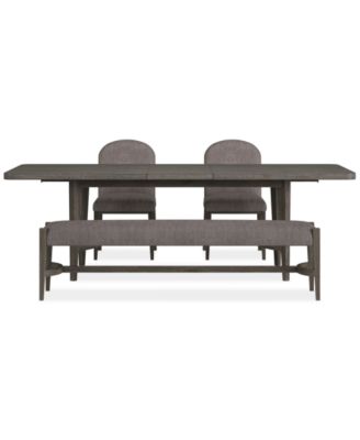 Griffith 4 Pc. Rectangular Dining Set (Table, 2 Side Chairs & Bench), Created for Macy's