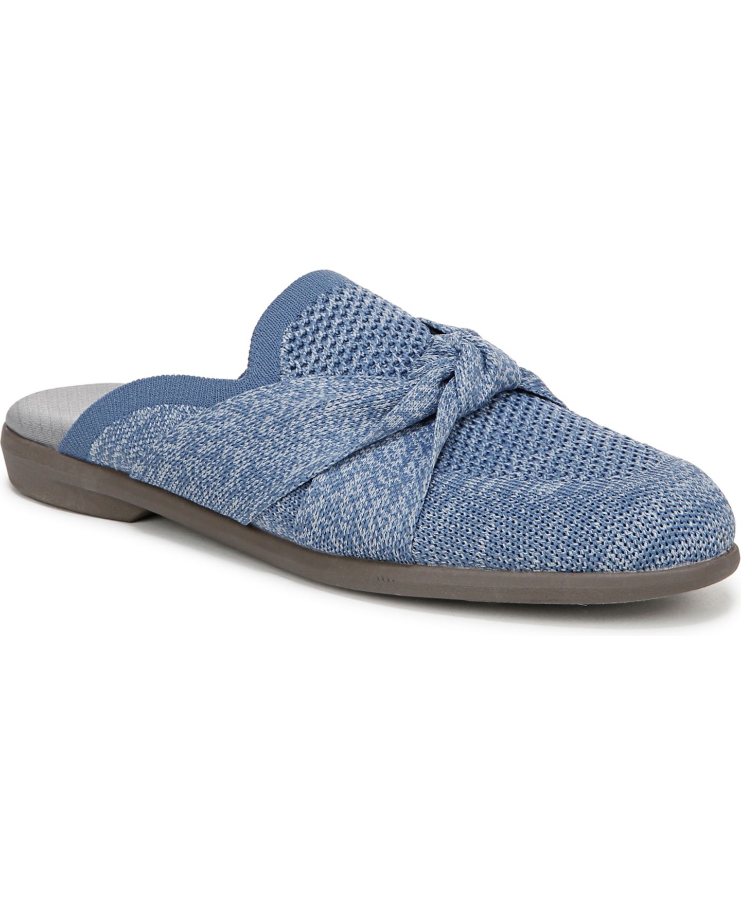 Женские сабо LifeStride Kissed-Mule Washable Mules, цвет: Синий вязаный — фото 1