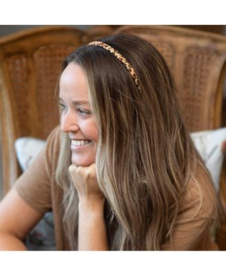 Thin Print Headband - Cheetah