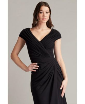 Seton Pleated Drape Cocktail Dress
