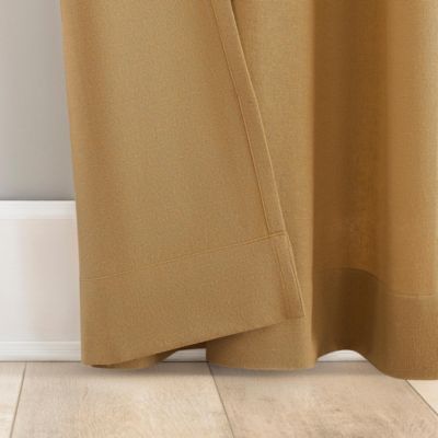 Cotton Blend Button Tab Top Curtain