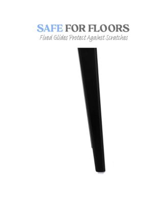  Gentry Set Of 2 Solid Wood Dining Chairs With Curved Oval Backrests