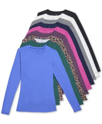Softwear with Stretch Long-Sleeve Layering Top