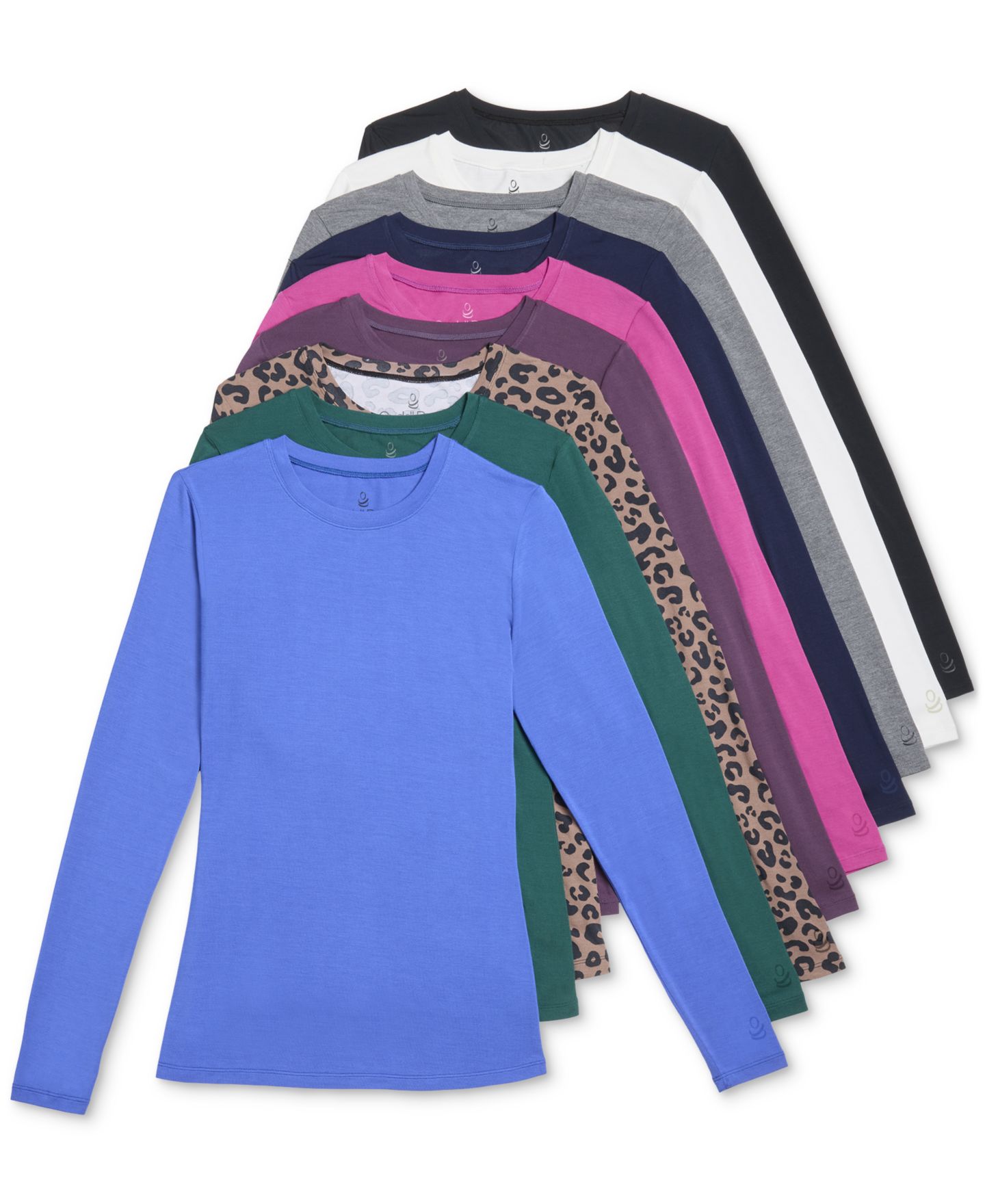 Женский топ Cuddl Duds Softwear with Stretch Long-Sleeve Layering Top, цвет: Чёрный — фото 3