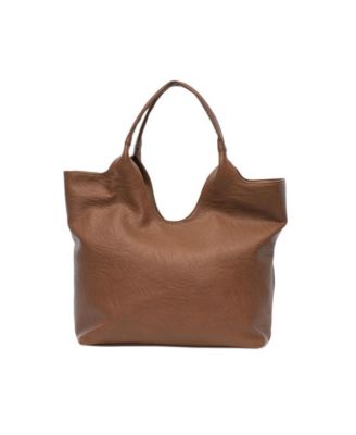 Royale Faux Leather Tote Bag