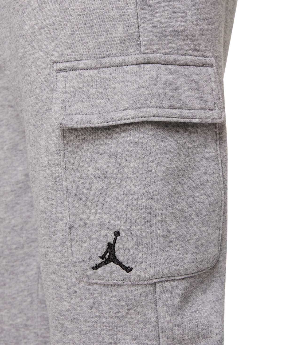 Jordan Big Boys Fleece Cargo Pants In Carbon Heather