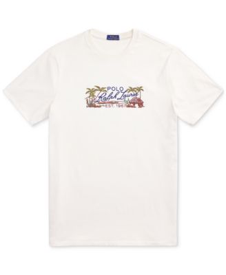 Men's Big & Tall Embroidered Jersey T-Shirt