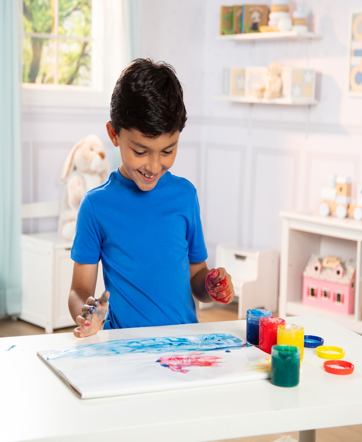 Melissa & Doug Finger Paint Paper Pad In No Color