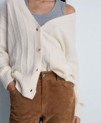 MANGO Women's Buttoned Long Cardigan