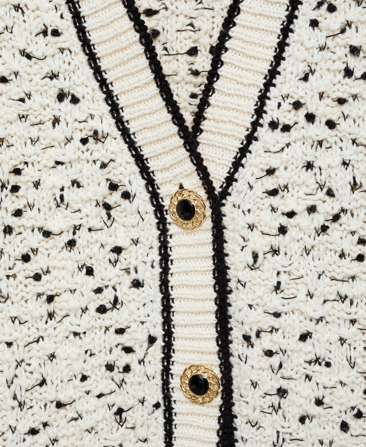 Mango Women's Flecked Oversize Cardigan