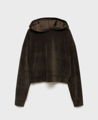 Women's Corduroy Hooded Sweatshirt