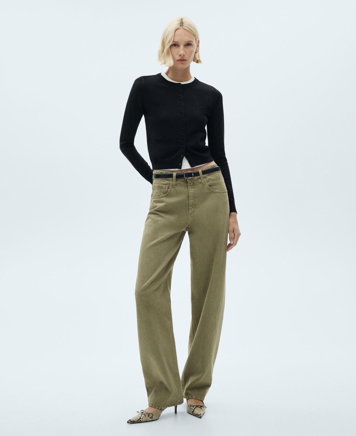 Mango Women's Fine-Knit Cardigan