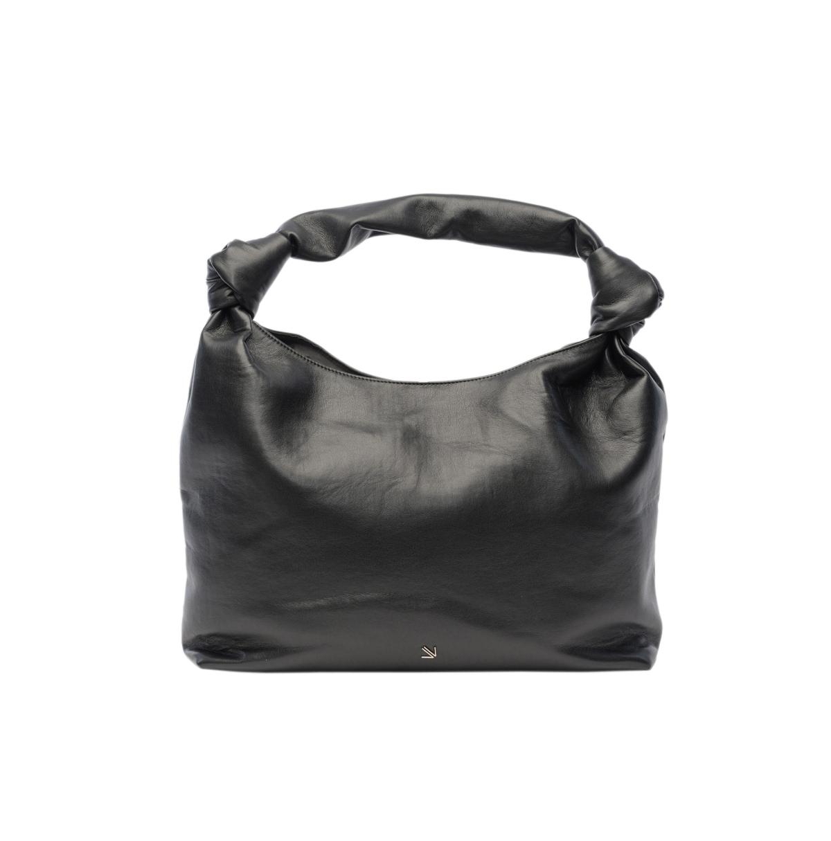 Knotted Wonder Faux Leather Shoulder Bag - Cherry