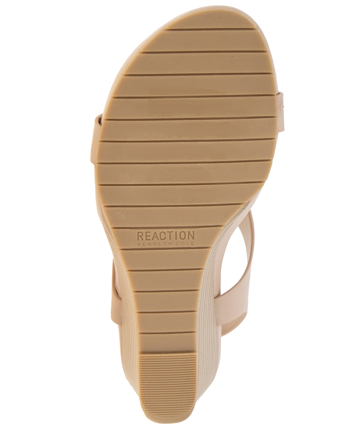 Kenneth Cole Reaction Women's Greatly Thong Almond Toe Wedge Sandals In Chai
