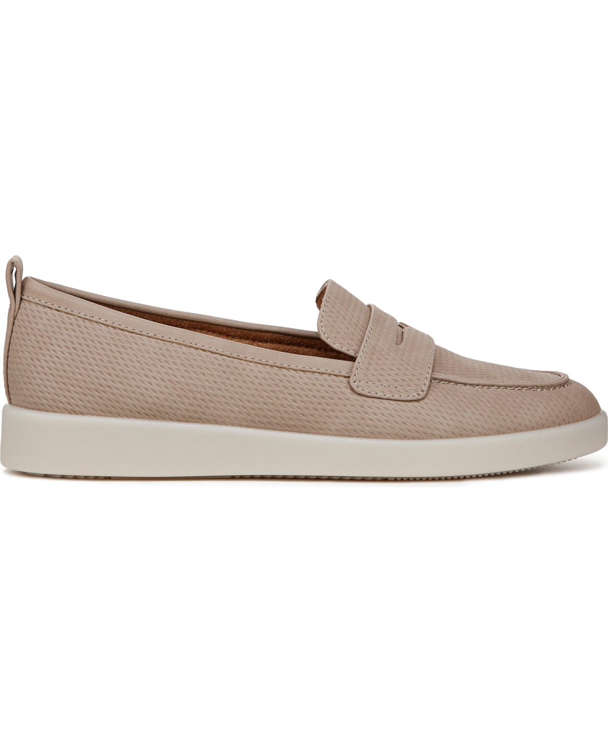Naturalizer Women's Ingrid Hybrid Penny Loafers In Warm Taupe Faux Nubuck