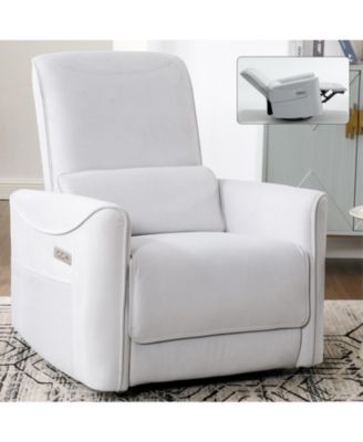 Massage Recliner - 360° Swivel & Heat Rocking Chair