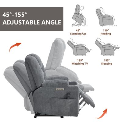 Power Lift Recliner with Massage & Heat