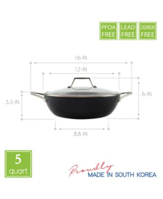 - Onyx Collection - 5 Quart Chef Pan