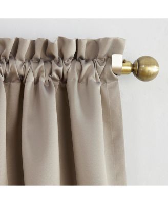 Room Darkening Rod Pocket Curtain Panel
