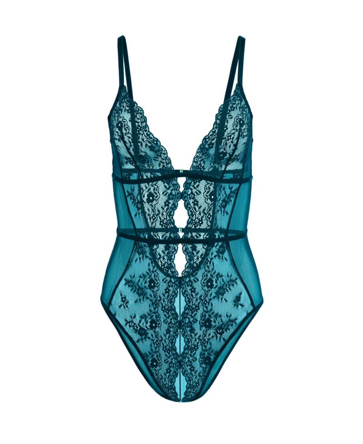 Adore Me Plus Size Rosie Crotchless Bodysuit Lingerie