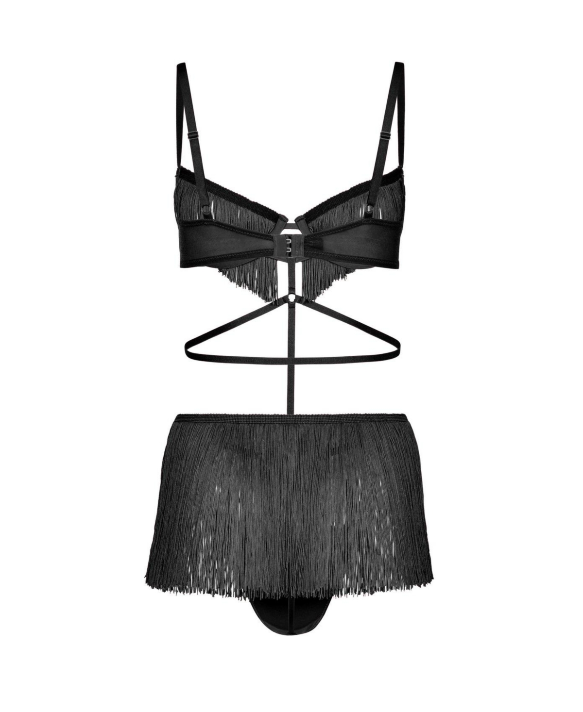 Adore Me Women's Neveah Fringe Playsuit Lingerie