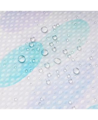 Watercolor Painter Dots Texture Shower Curtain, 72"X72"