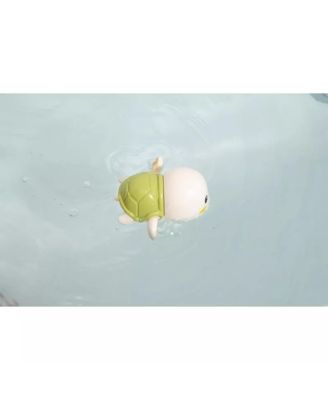 Toddler Floating Turtle Bath Toys 1-3, Wind-Up Swimming Toys Girls, Fun Cute Pool Toys Safe and Durable Bathtub Water Toys, 3-Pack