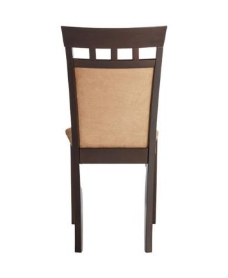 Set of 2- Contemporary Dining Chairs in Cappuccino Finish