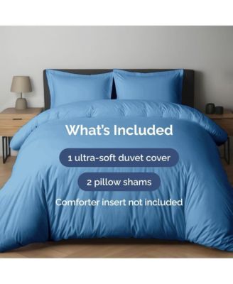 Premium Microfiber Duvet Cover Set - Queen