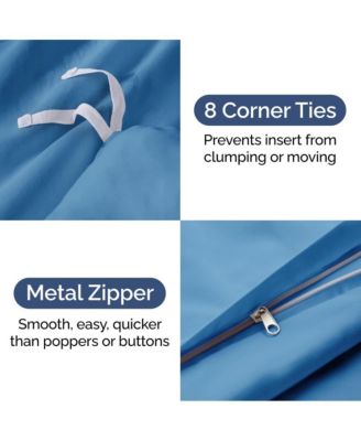 Premium Microfiber Duvet Cover Set - Queen