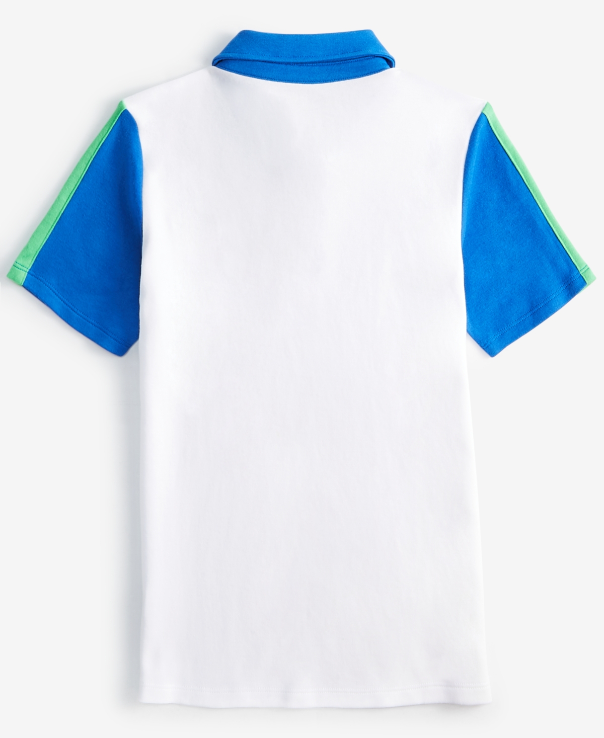 Macy's Epic Threads Little Boys Colorblocked Polo, Exclusively At  In Bright Whi