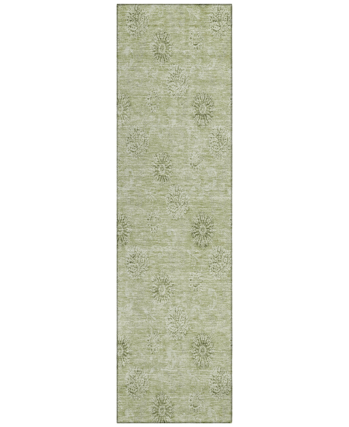 Addison Chantille Acn789 2'3''x7'6'' Runner Area Rug In Sage